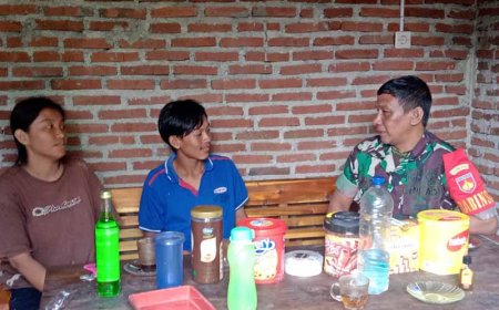 Babinsa Koramil 09 Susukan Jalin Silaturahmi Dengan Masyarakat