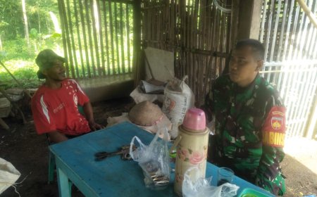 Komsos Sebagai Media Babinsa Untuk Jalin Silaturahmi Bersama Warga