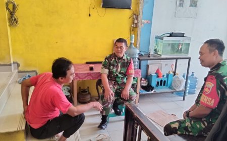 JAGA KOMUNIKASI DENGAN WARGA,BABINSA KORAMIL 09/SUSUKAN SENANTIASA MELAKSANAKAN KOMSOS.