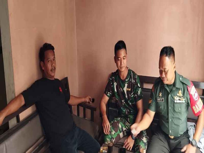 Komsos, Media Babinsa Untuk Jalin Silaturahmi Bersama Warga Binaan 