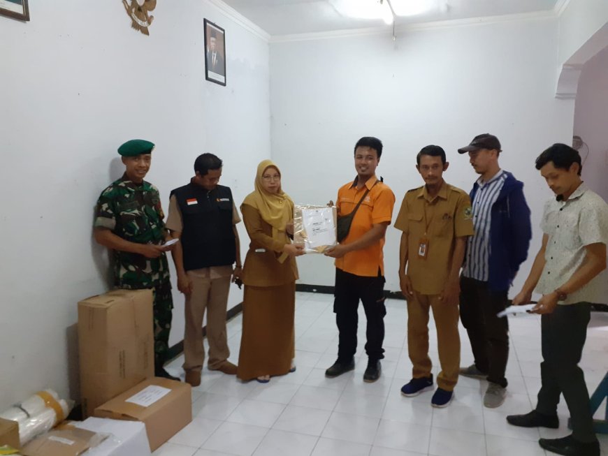 Babinsa Koramil 09/Susukan Kawal Logistik Pemilu