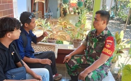 JAGA KOMUNIKASI DENGAN WARGA,BABINSA KORAMIL 09/SUSUKAN SENANTIASA MELAKSANAKAN KOMSOS