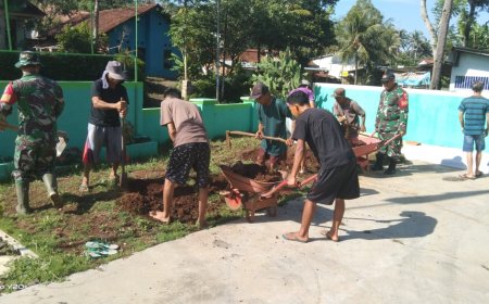 Bukti Kecintaan Warga Masyarakat terhadap Koramil 09/Ssk