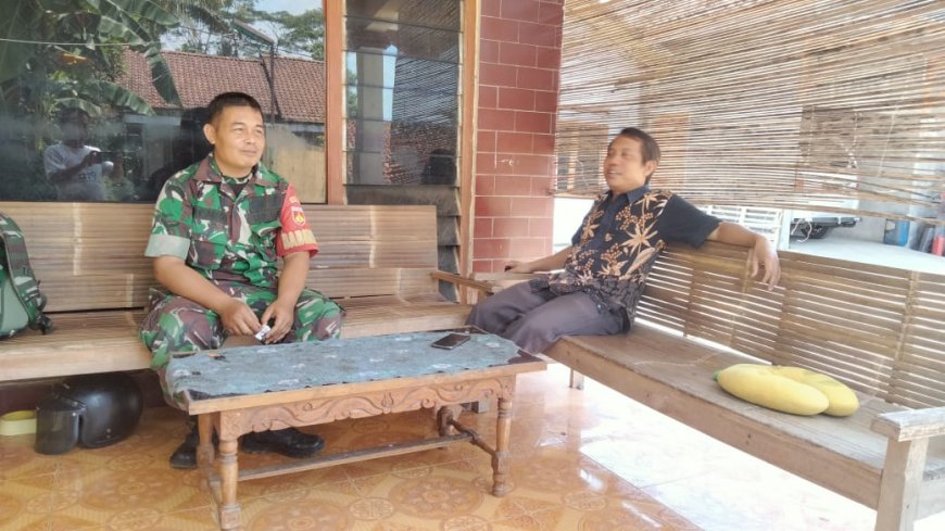 JAGA KOMUNIKASI DENGAN WARGA,BABINSA SENANTIASA MELAKSANAKAN KOMSOS