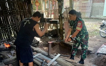 Senantiasa Jalin Hubungan Baik Dengan Warga, Babinsa Senantiasa Laksanakan Komsos.