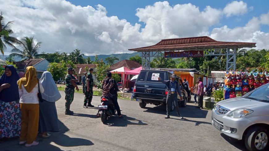 Untuk Memberi Rasa Aman, Babinsa KORAMIL 09/SUSUKAN Melaksanakan Pengamanan Pilkades Serentak di Desa Kemranggon dan Desa Piasa wetan
