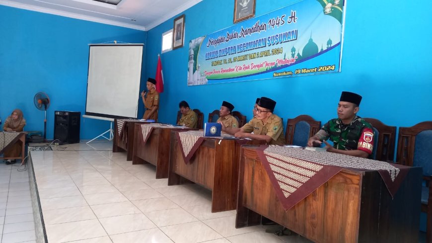 Babinsa Koramil 09/Susukan hadiri pengajian sambut Bulan Ramadhan