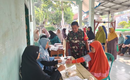 BABINSA BANTU PELAKSANAAN POSYANDU LANSIA