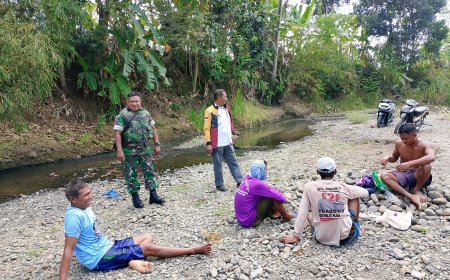 SILATURAHMI BABINSA DENGAN WARGA DESA BINAAN