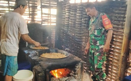 BABINSA BERSAMA WARGA SELALU SEMANGAT DALAM MEMAJUKAN UMKM
