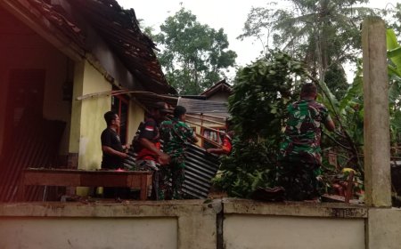 BABINSA SELALU MEMBANTU DIMANA WARGA BINAAN TERKENA MUSIBAH