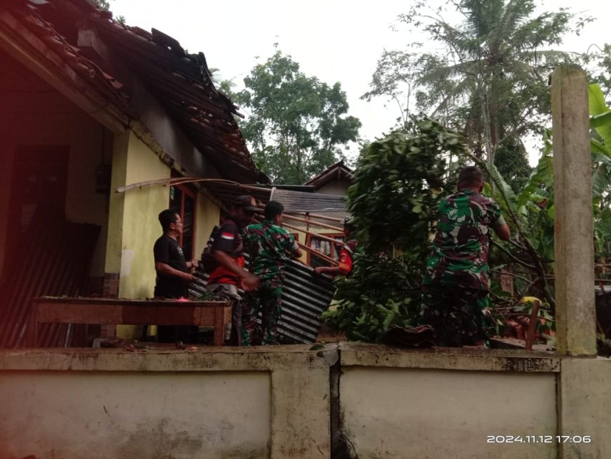 BABINSA SELALU MEMBANTU DIMANA WARGA BINAAN TERKENA MUSIBAH