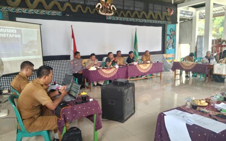 DANRAMIL 09 SUSUKAN HADIR DALAM ACARA PENETAPAN APBDES DI DESA KEMRANGGON