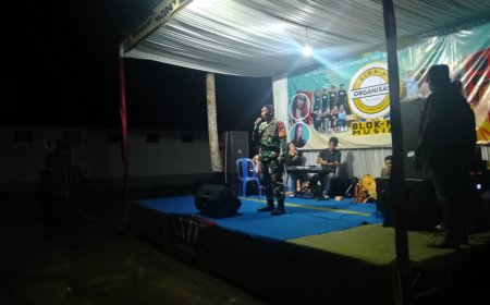 Babinsa selalu bersama Warga Desa Kemranggon Senang menantikan Momen Tahun Baru 2025