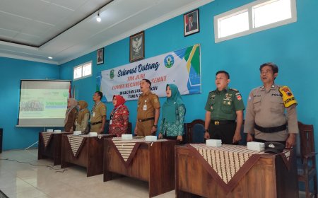 DANRAMIL 09/SUSUKAN HADIRI LOMBA PENILAIAN KECAMATAN SEHAT TINGKAT KABUPATEN