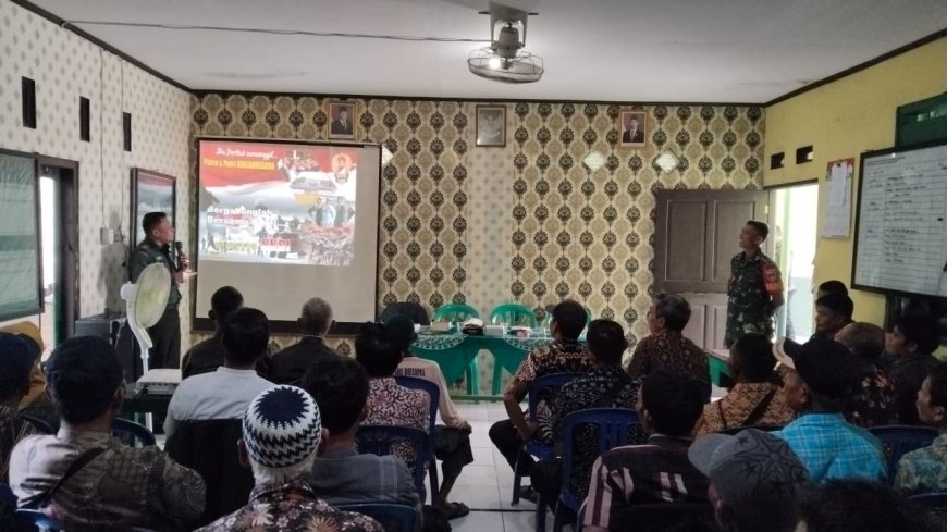 Danramil 09/Susukan Sosialisasi Rekrutmen Penerimaan CATAR(Calon Taruna) Akademi TNI Ta 2025