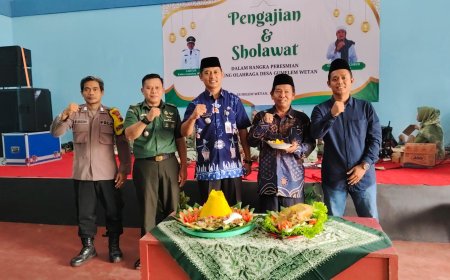 DANRAMIL HADIRI PERESMIAN GEDUNG OLAH RAGA.