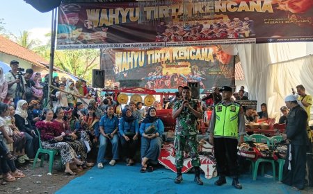 Babinsa selalu bersama warga dalam kegiatan hiburan seni tarian Kuda Lumping