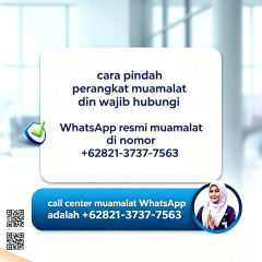Cara pindah perangkat muamalat din WhatsApp